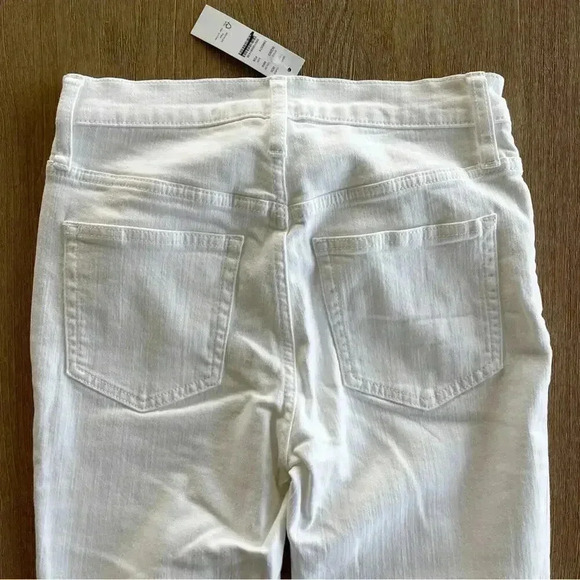 J.Crew Petite 9" demi-boot crop jean in white wash Size 26P NWT $128 - Picture 9 of 9